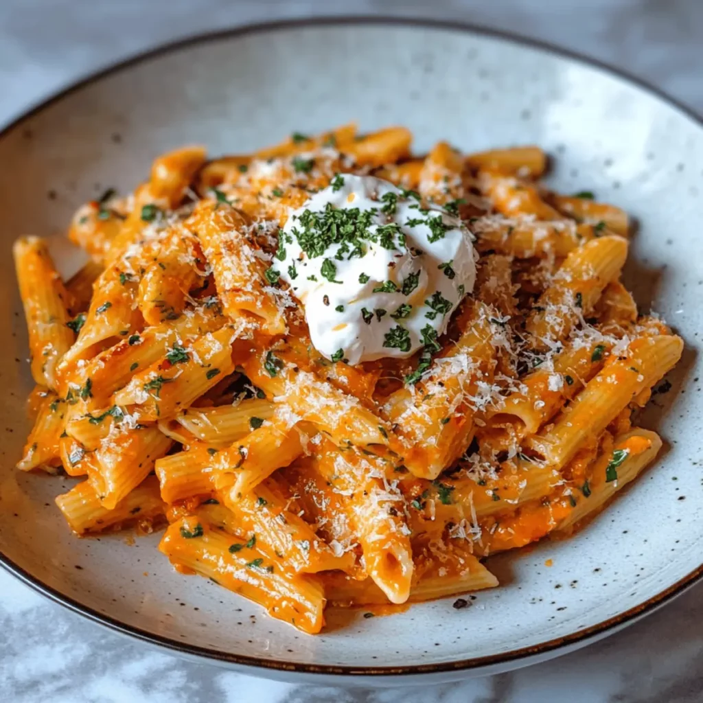 Creamy Tomato Garlic Pasta