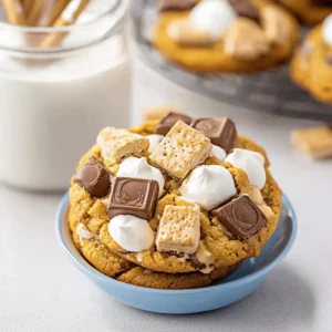 Pumpkin S'mores Cookies