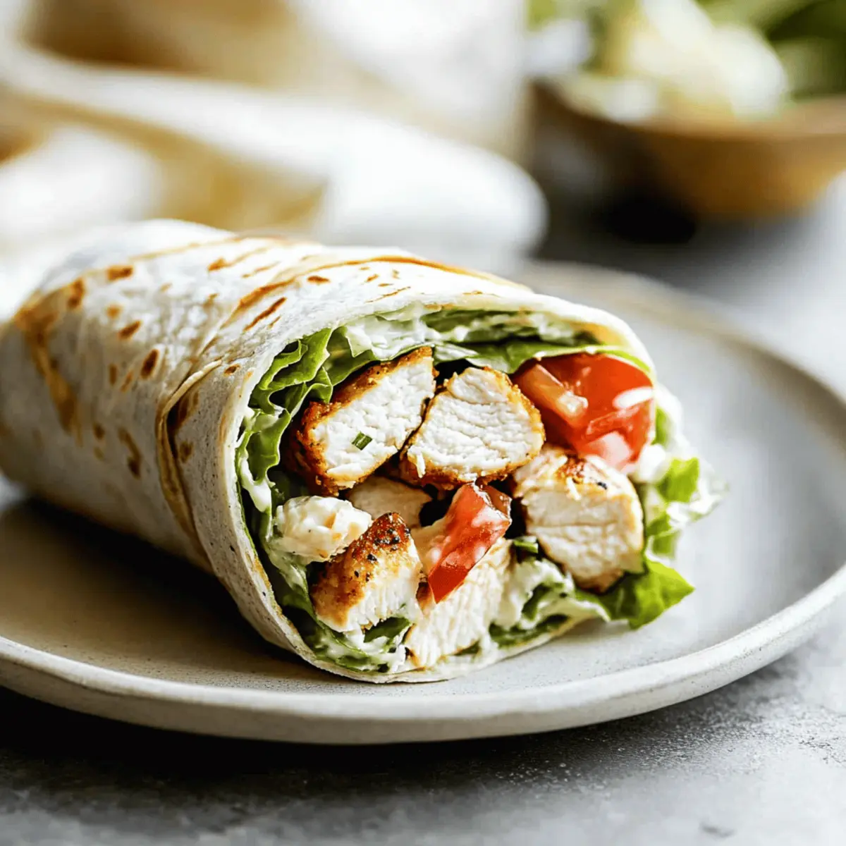 Chicken Caesar Wrap