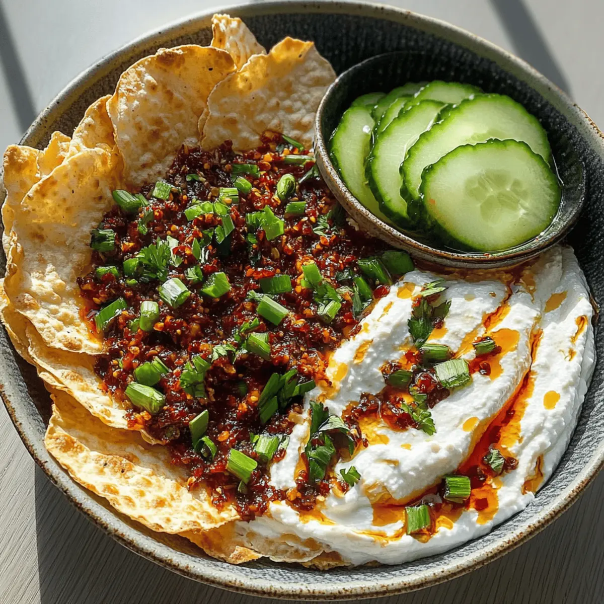 How to Make Labneh Chili Crisp Dip for a Flavorful Snack