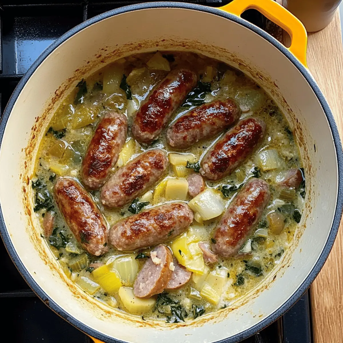 Creamy Leek and Sausage Stew