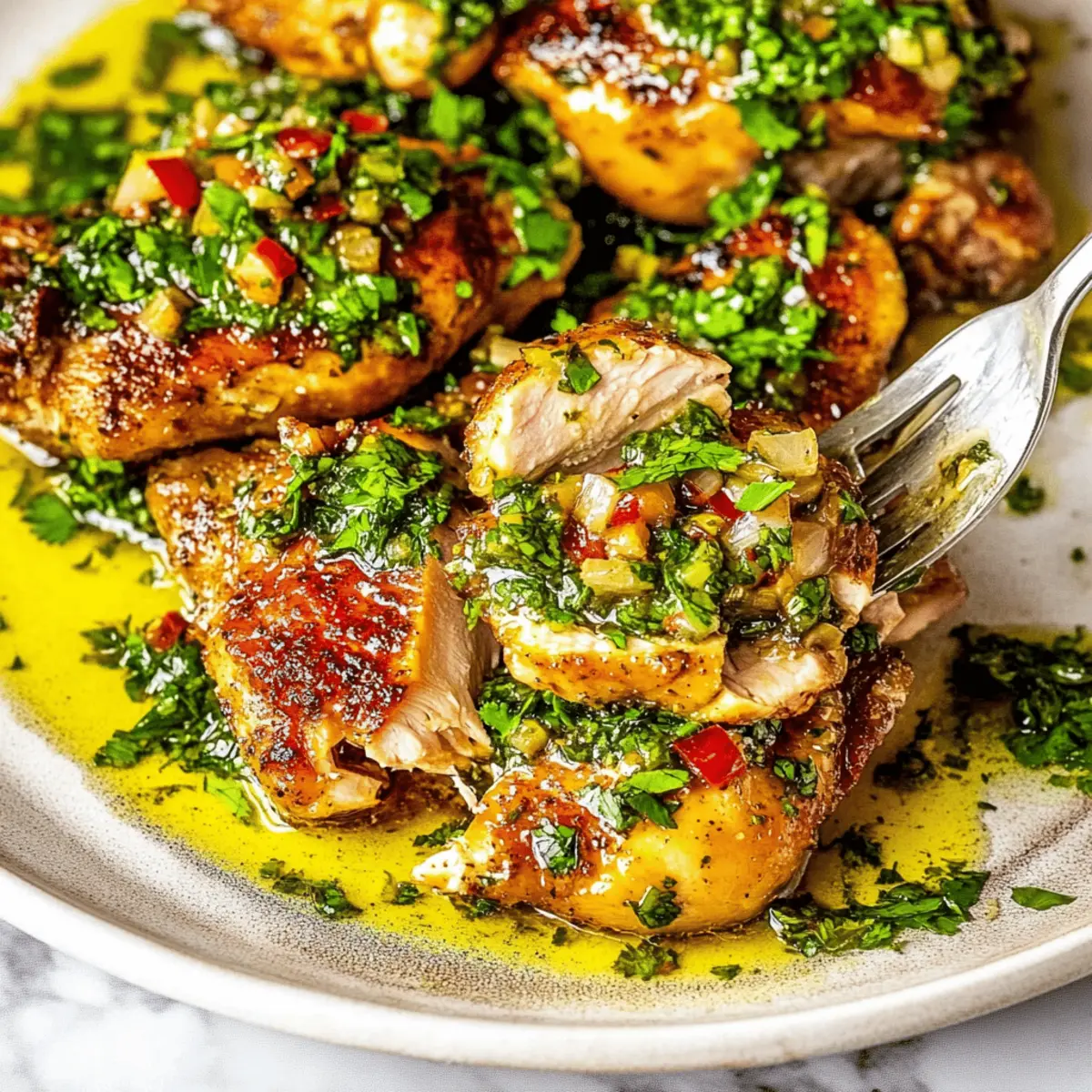 Flavorful Chimichurri Chicken Thighs Recipe in 35 Minutes