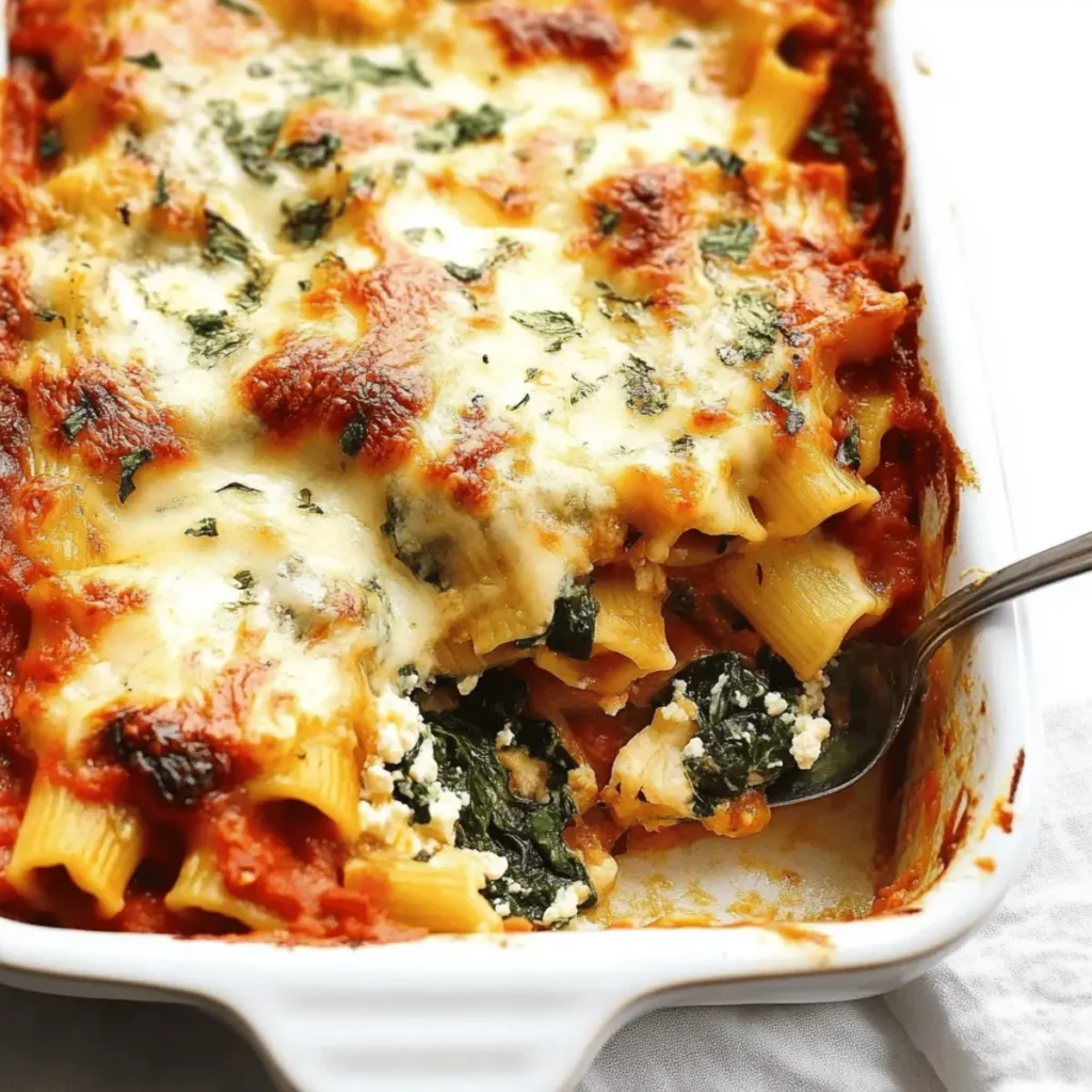 Spinach & Ricotta Pasta Bake
