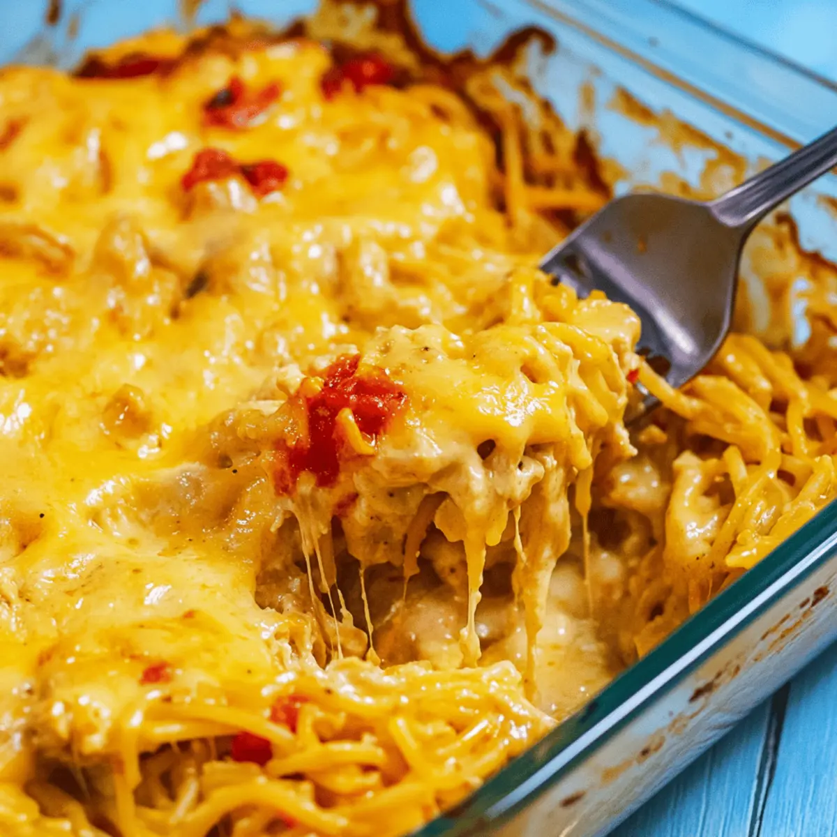 Irresistible Spicy Southern Chicken Spaghetti Casserole Recipe