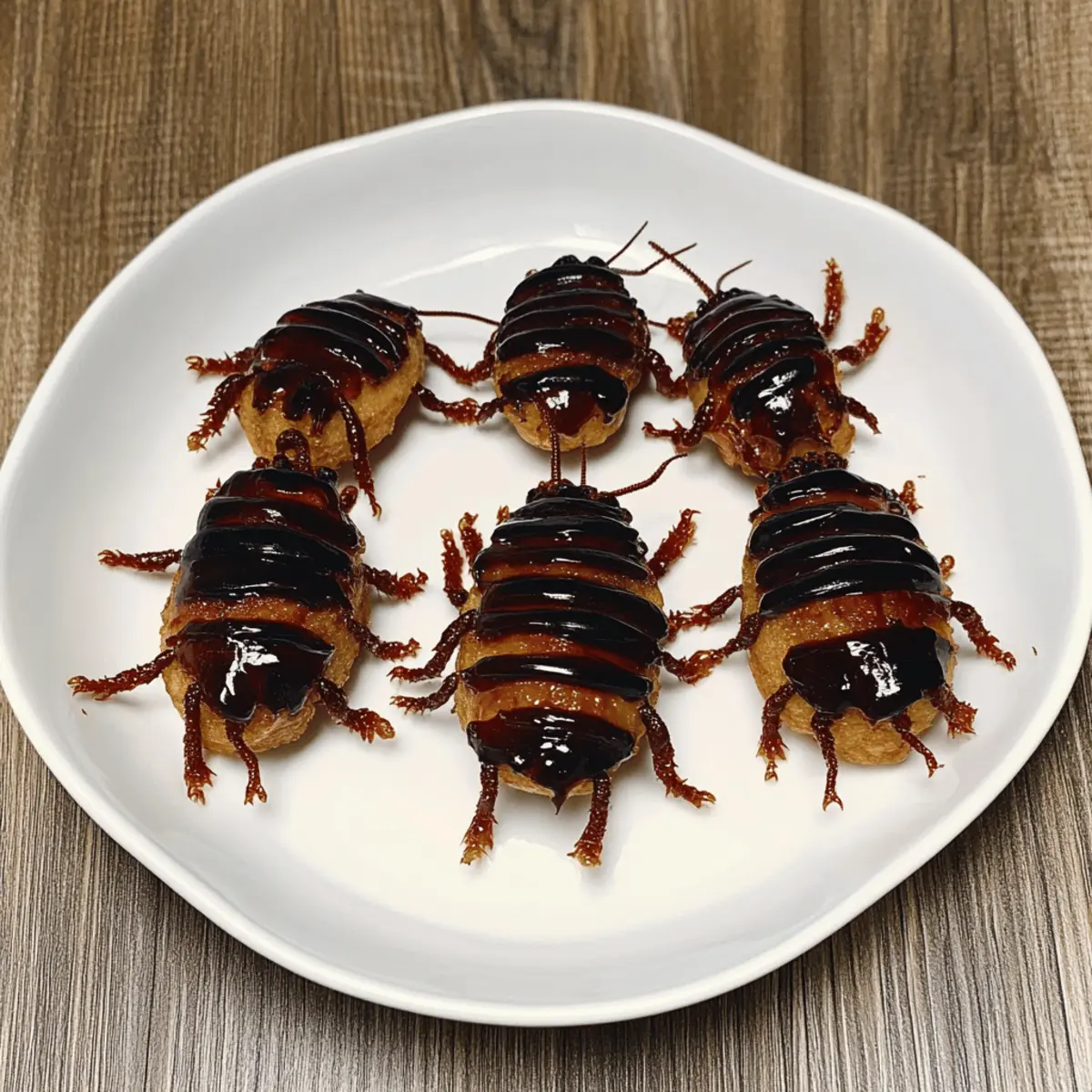 Halloween Crispy Fried Cockroach Donut Recipe for Spooky Treats