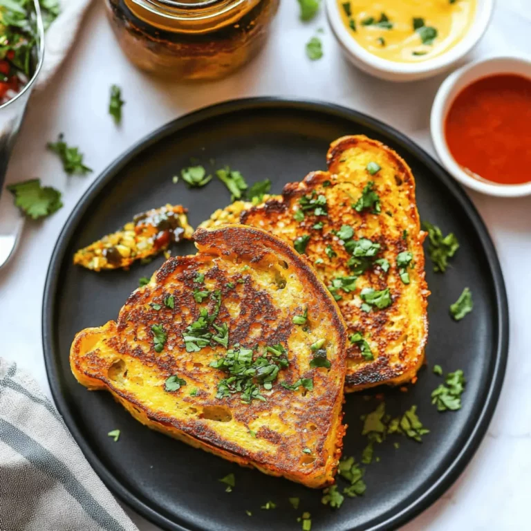 Masala French Toast Savory Bombay Toast