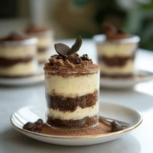 tiramisu mini cakes