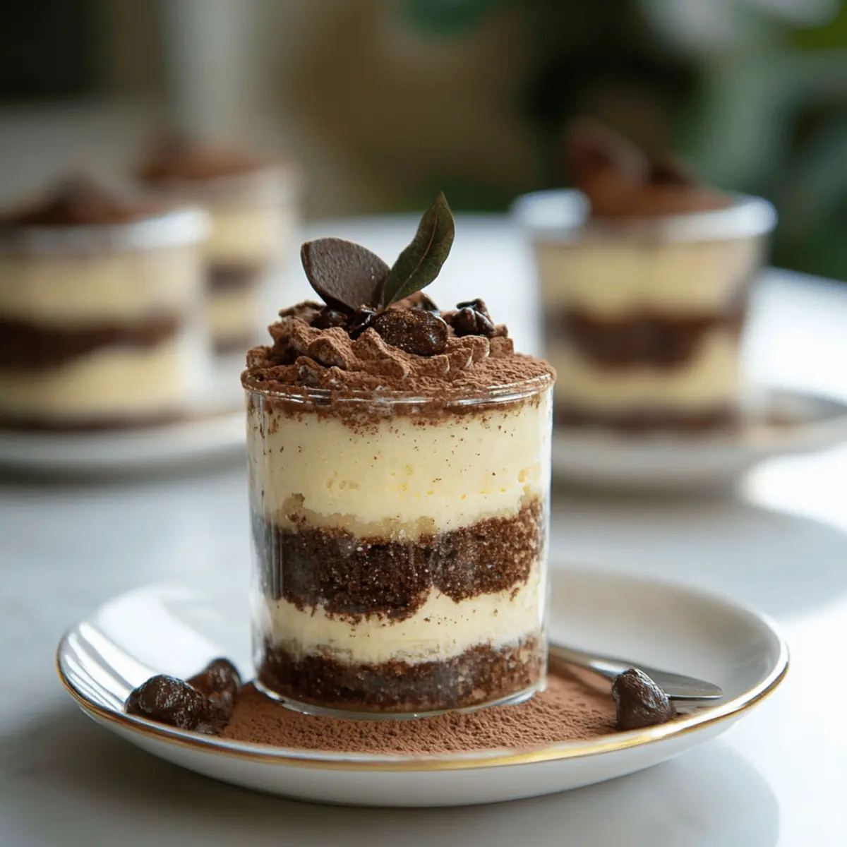 tiramisu mini cakes