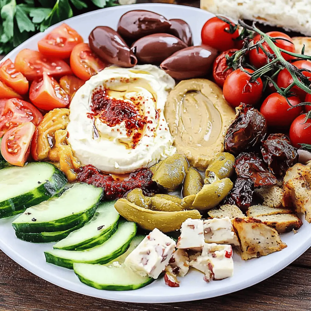 Delicious Mediterranean Mezze Platter Recipe for Entertaining