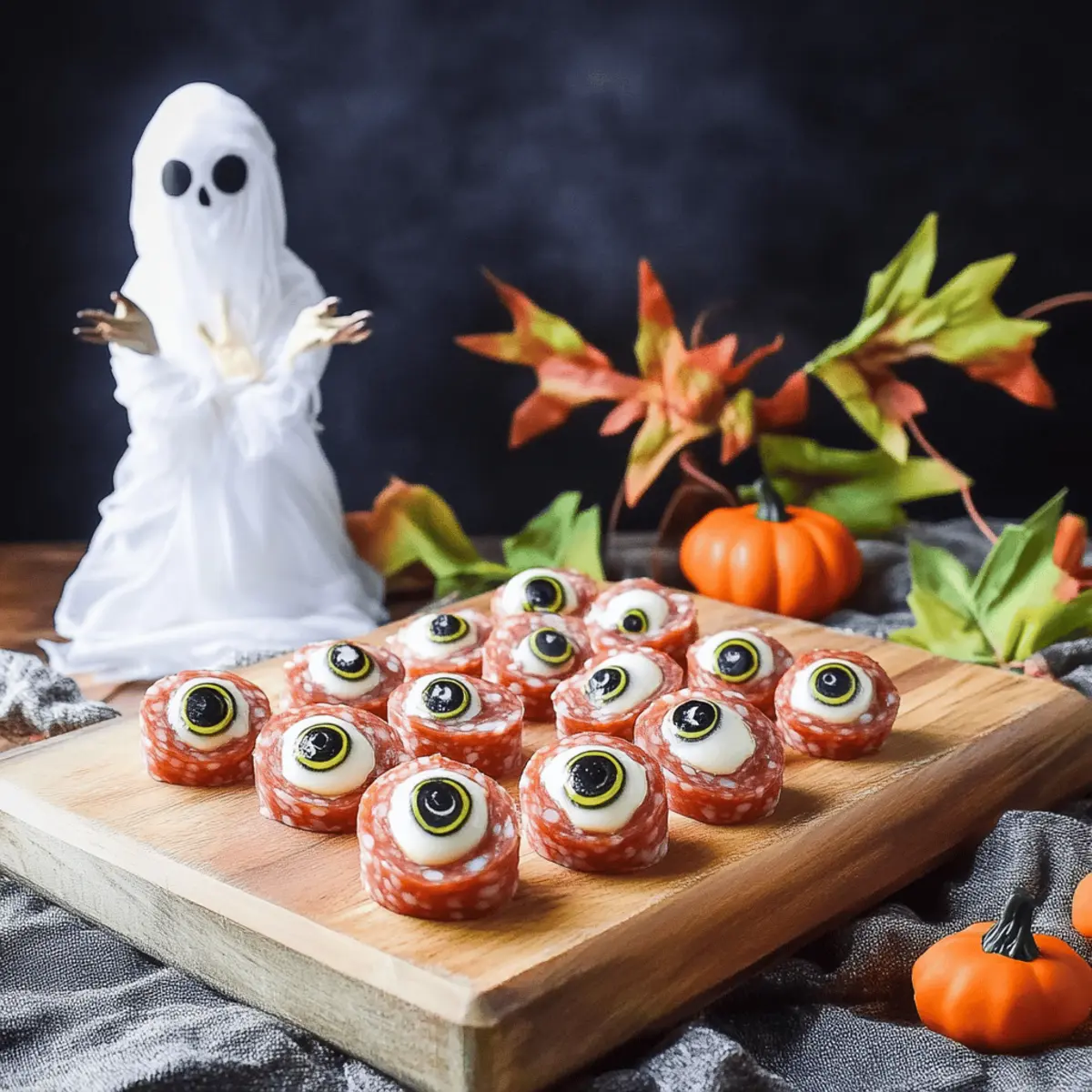 Easy Salami Mozzarella Eyeballs Recipe for Spooky Halloween Appetizers