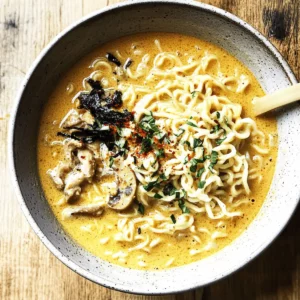 Spicy Coconut Curry Ramen
