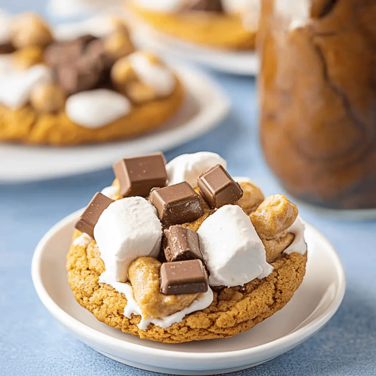 Delicious Pumpkin S'mores Cookies Perfect for Fall Treats