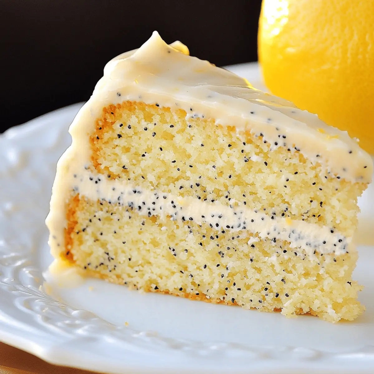 Lemon Poppy Seed Cake