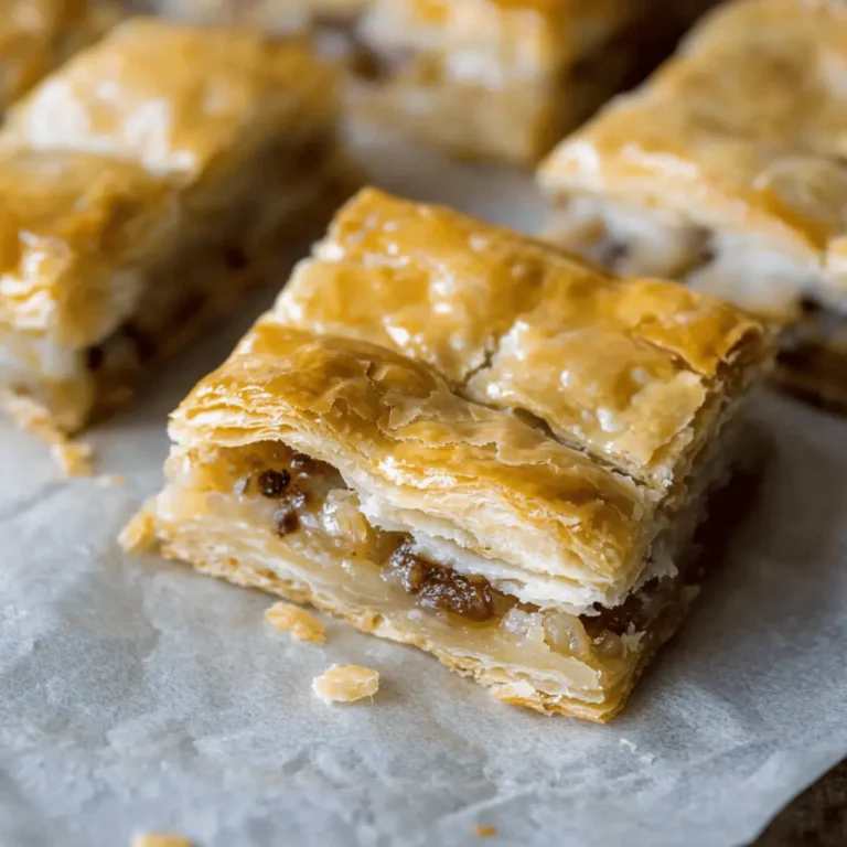 Breakfast Puff Pastry Bars