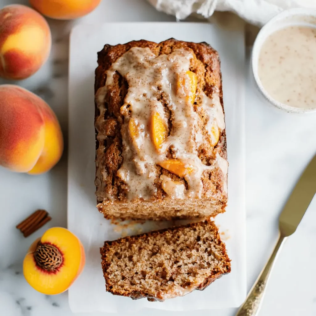 Cinnamon Peach Bread
