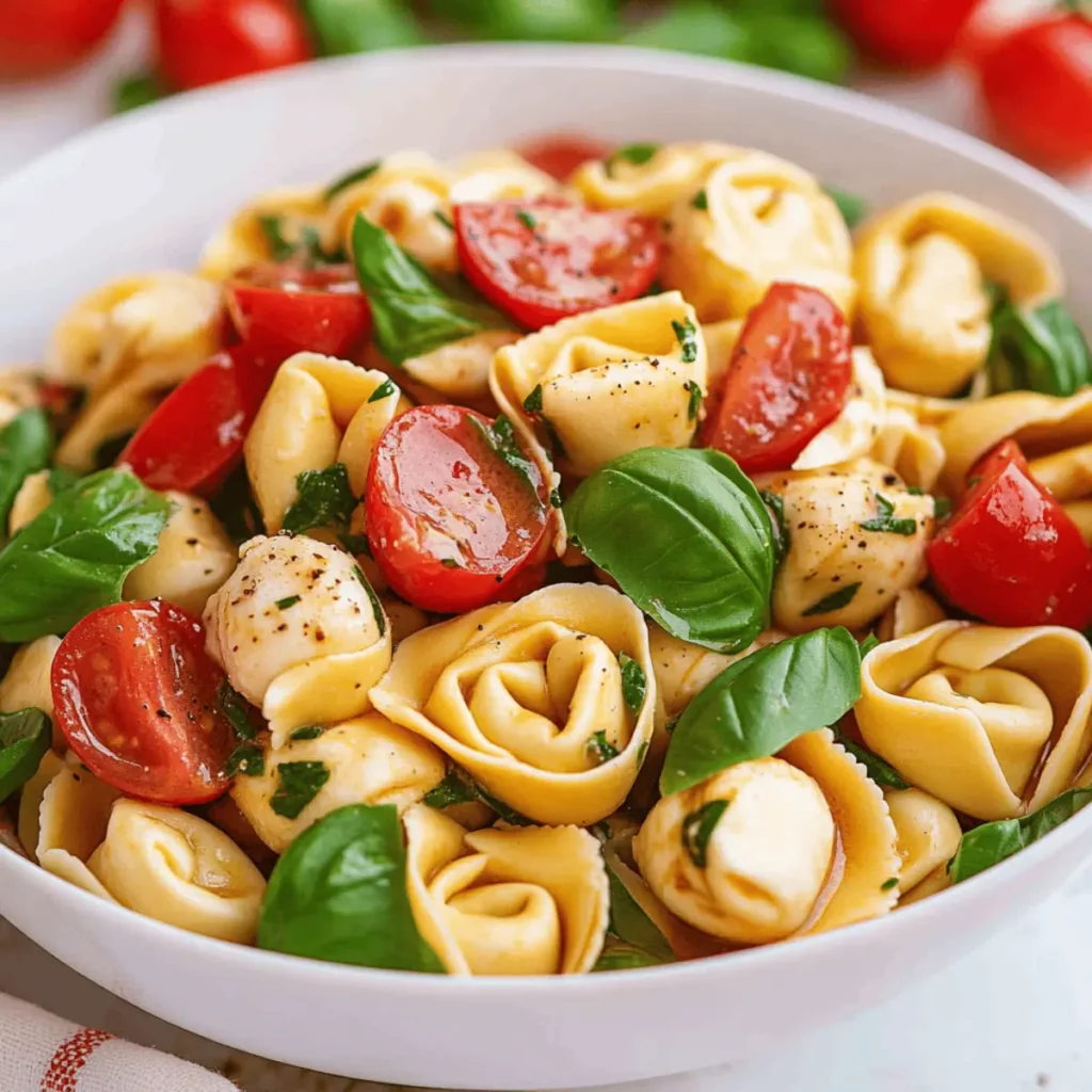 Tortellini Caprese Salad