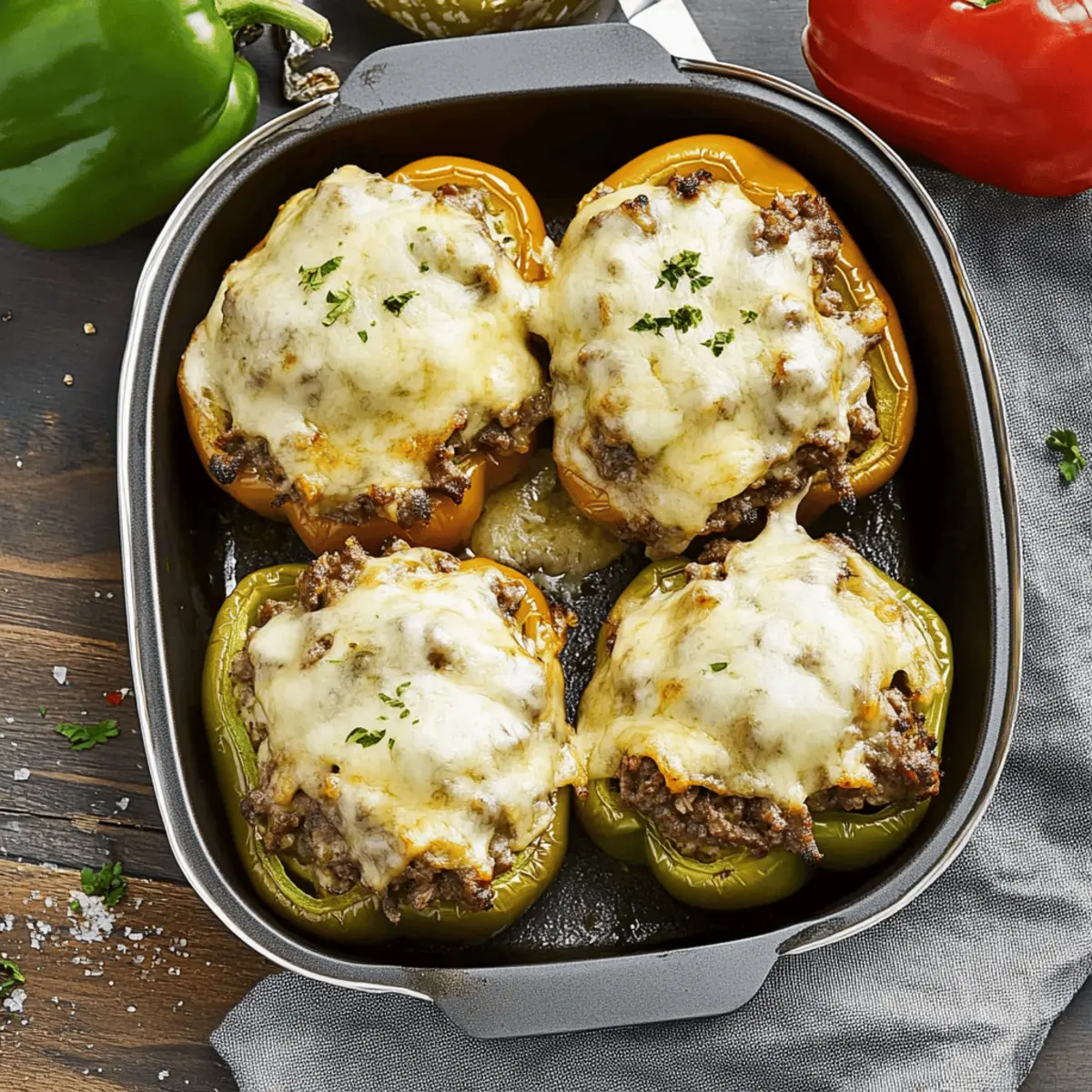 Delicious Philly Cheesesteak Stuffed Peppers Recipe to Try Today