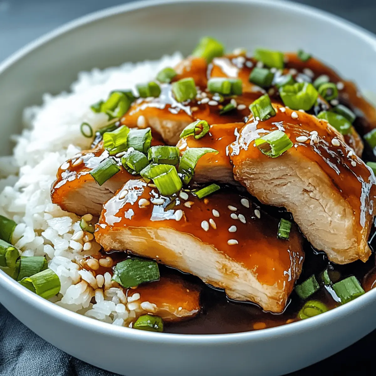Caramelised Soy Chicken in Garlic Ginger Broth with Rice Recipe