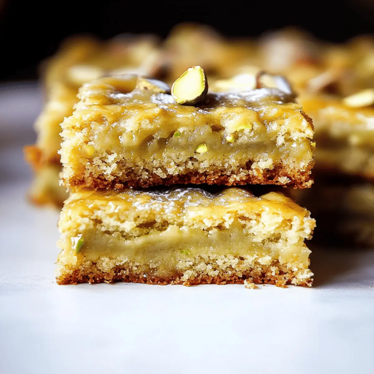 Delightful Pistachio Gooey Butter Cake Recipe with Cream Cheese