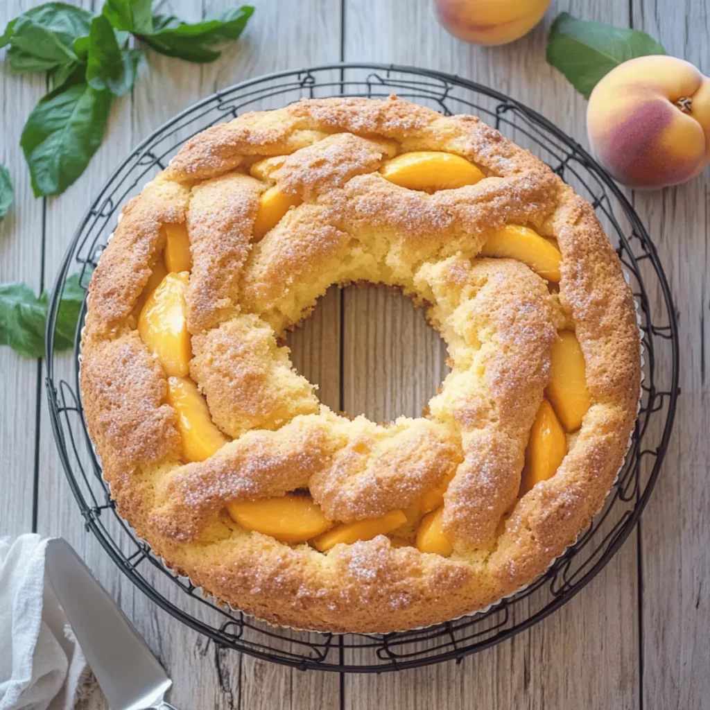 Irresistible Summer Peach Cake