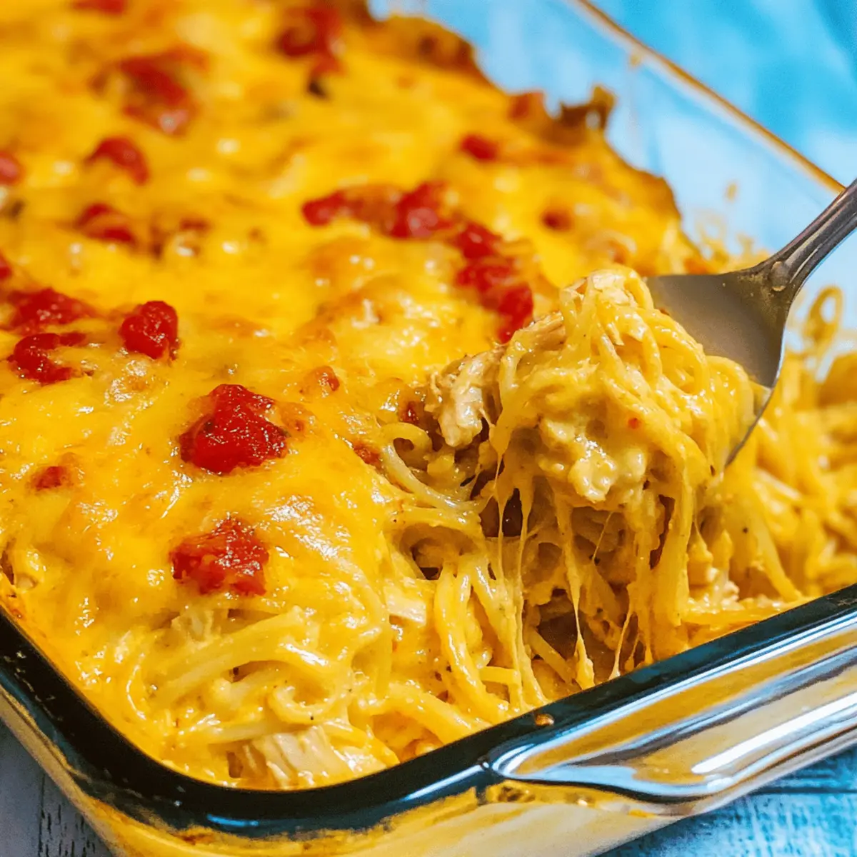 Irresistible Spicy Southern Chicken Spaghetti Casserole Recipe