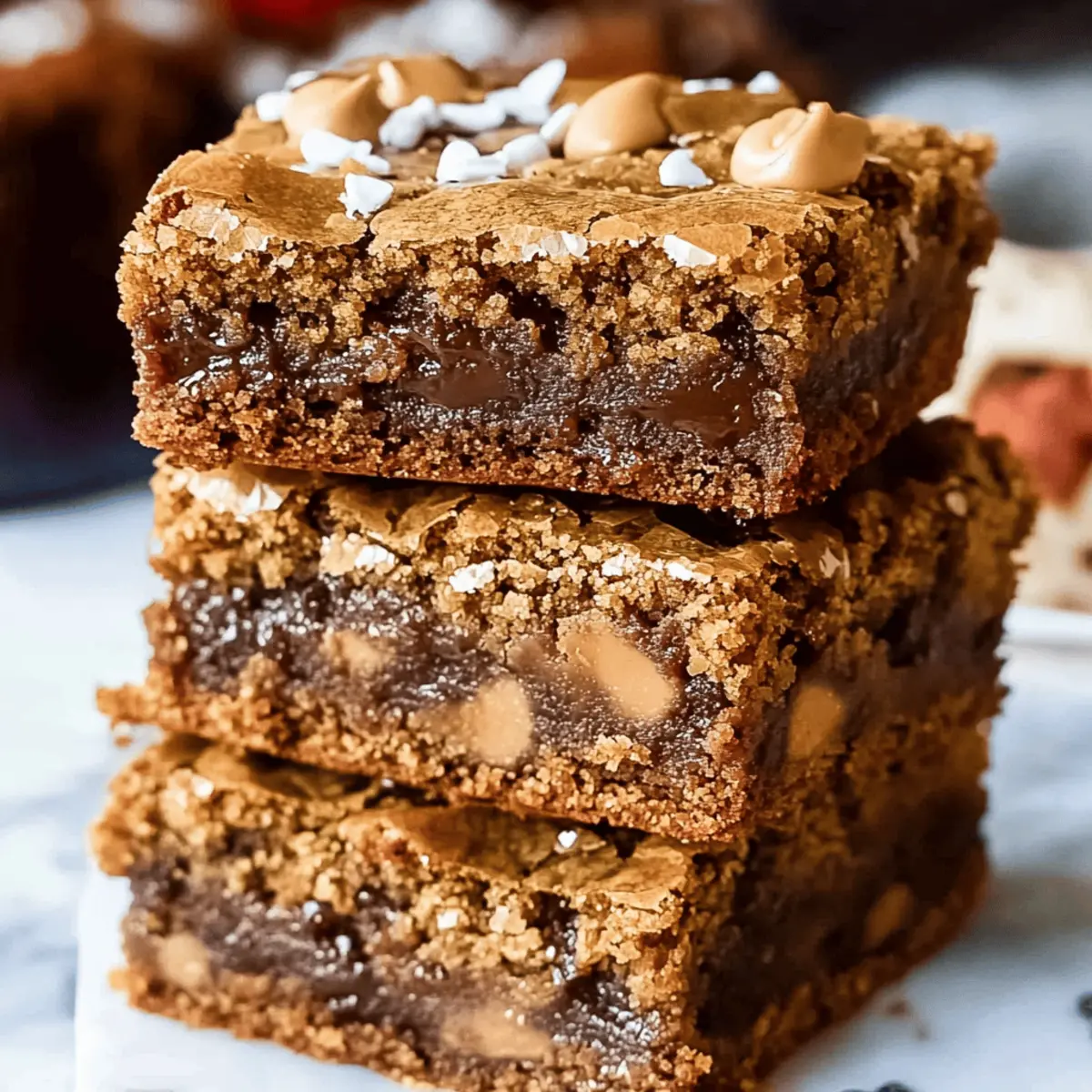 Irresistible Salted Toffee Espresso Blondies Recipe You’ll Adore