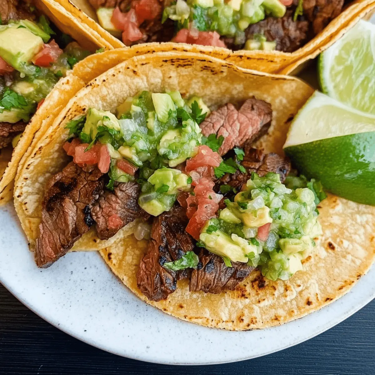 Delicious Grilled Steak Tacos with Avocado Salsa Recipe Guide