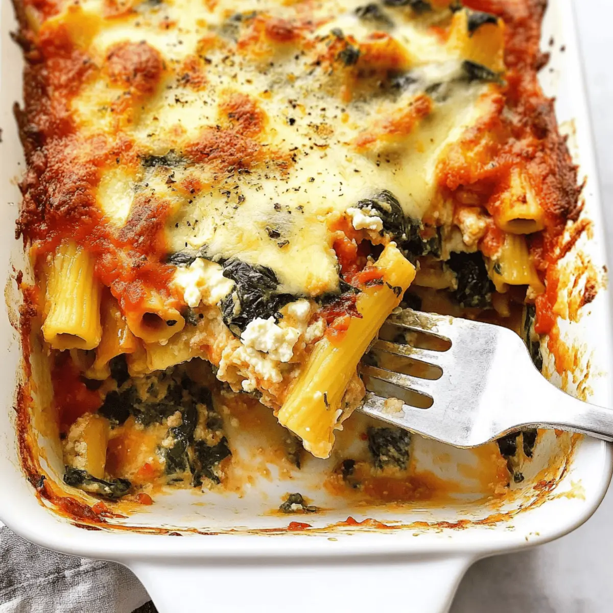 Delicious Spinach & Ricotta Pasta Bake Ready in 30 Minutes