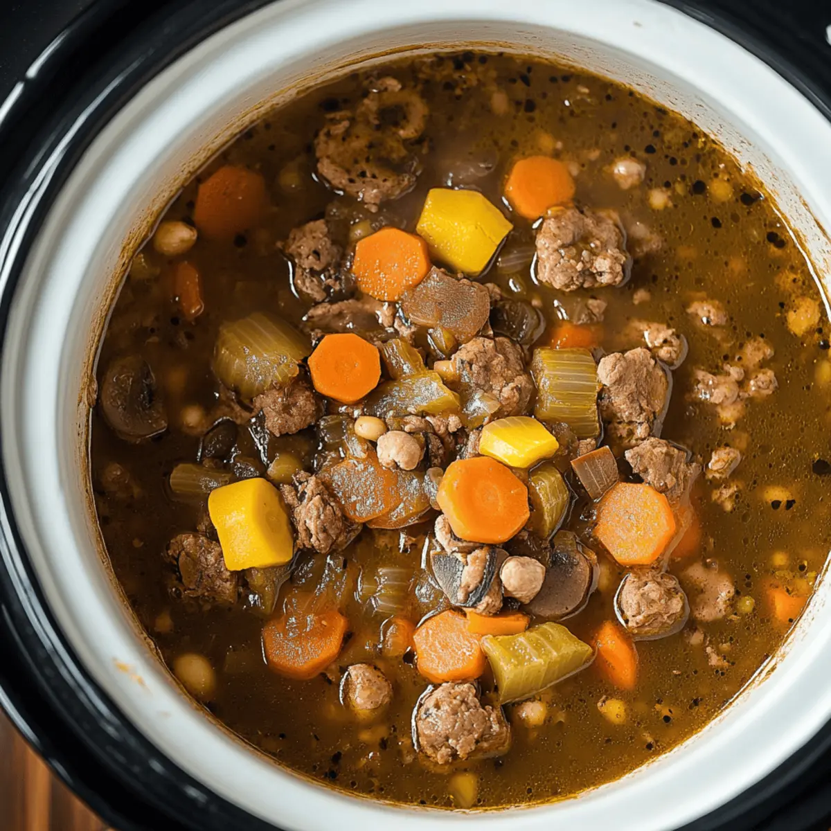 Spooky & Delicious Witches Brew Stew in a Slow Cooker Recipe