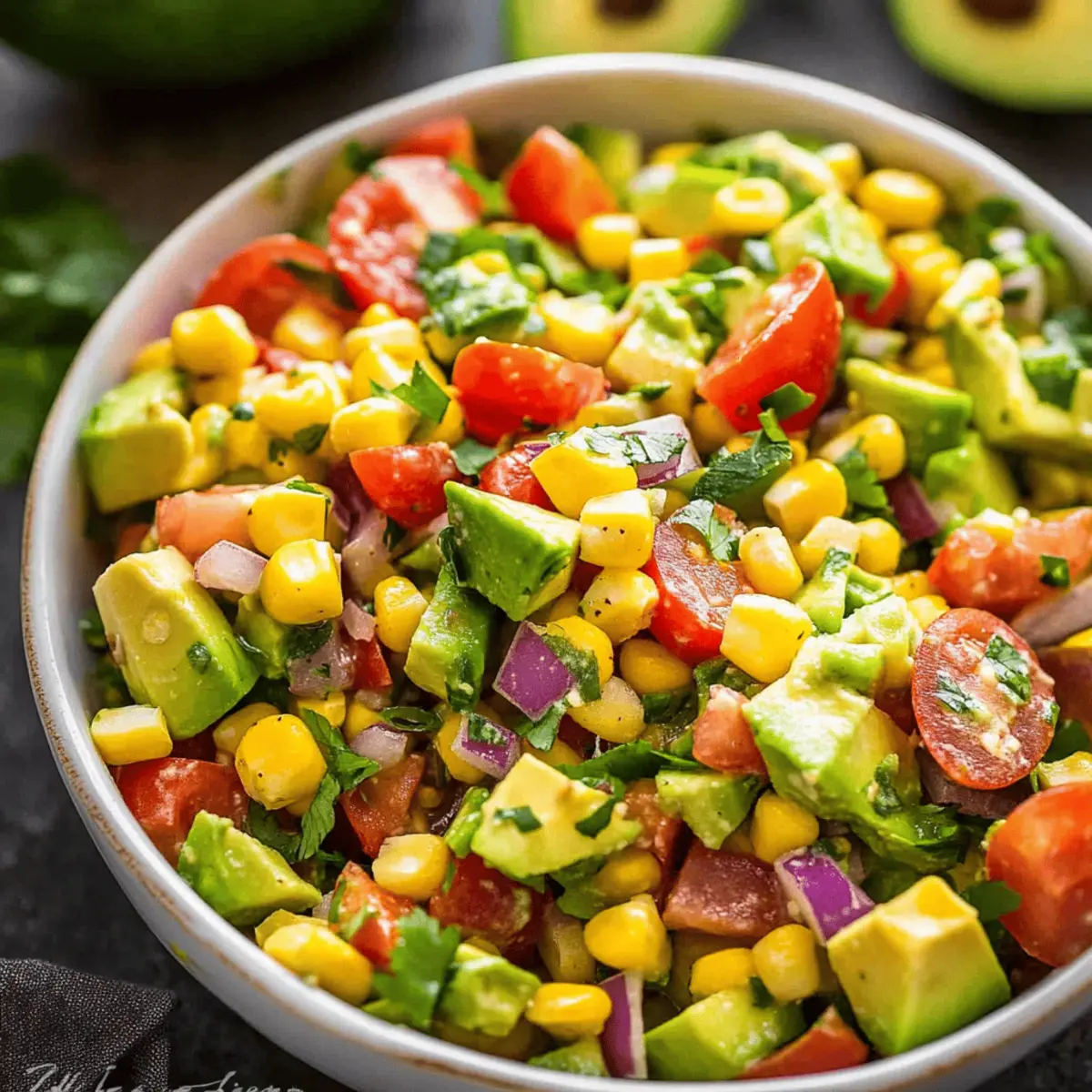 Delicious Summer Corn Salad with Avocado for Refreshing Meals