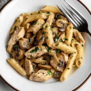 Easy Chicken and Mushroom Pasta