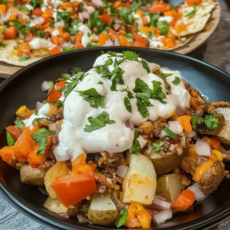 Loaded Fiesta Potato Bowls