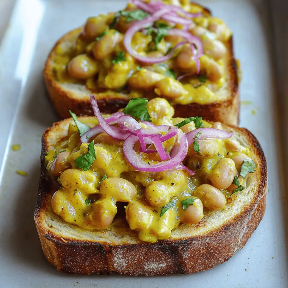 Delicious Cheesy Curried Butter Beans on Toast Recipe Guide