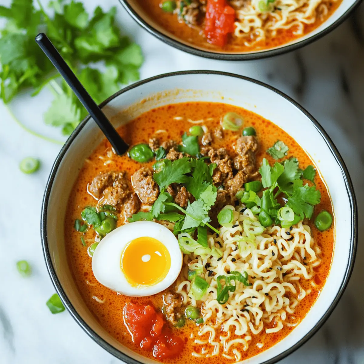 Delicious Spicy Coconut Curry Ramen in Just 25 Minutes
