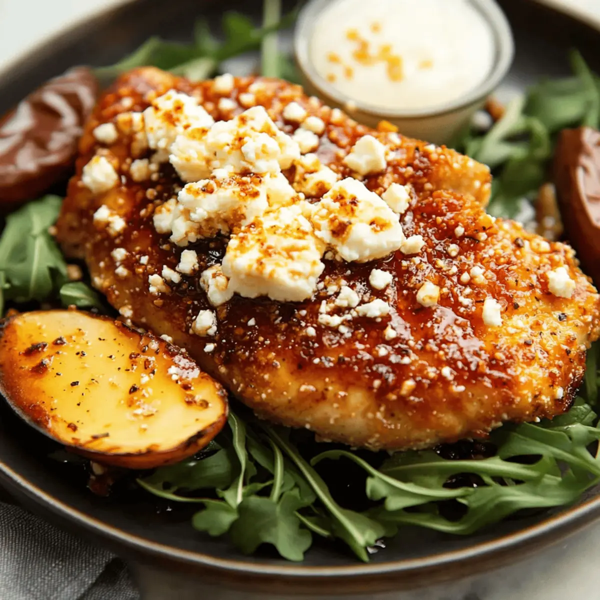 Crispy Hot Honey Feta Chicken Recipe for Delicious Flavor
