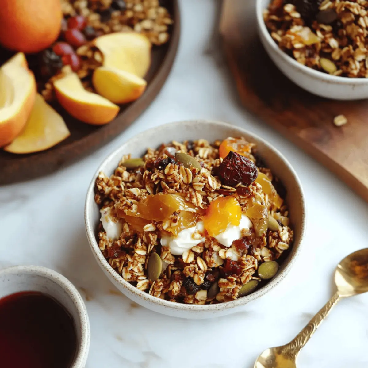 Delicious Baklava Granola Recipe with Honey Syrup and Nuts