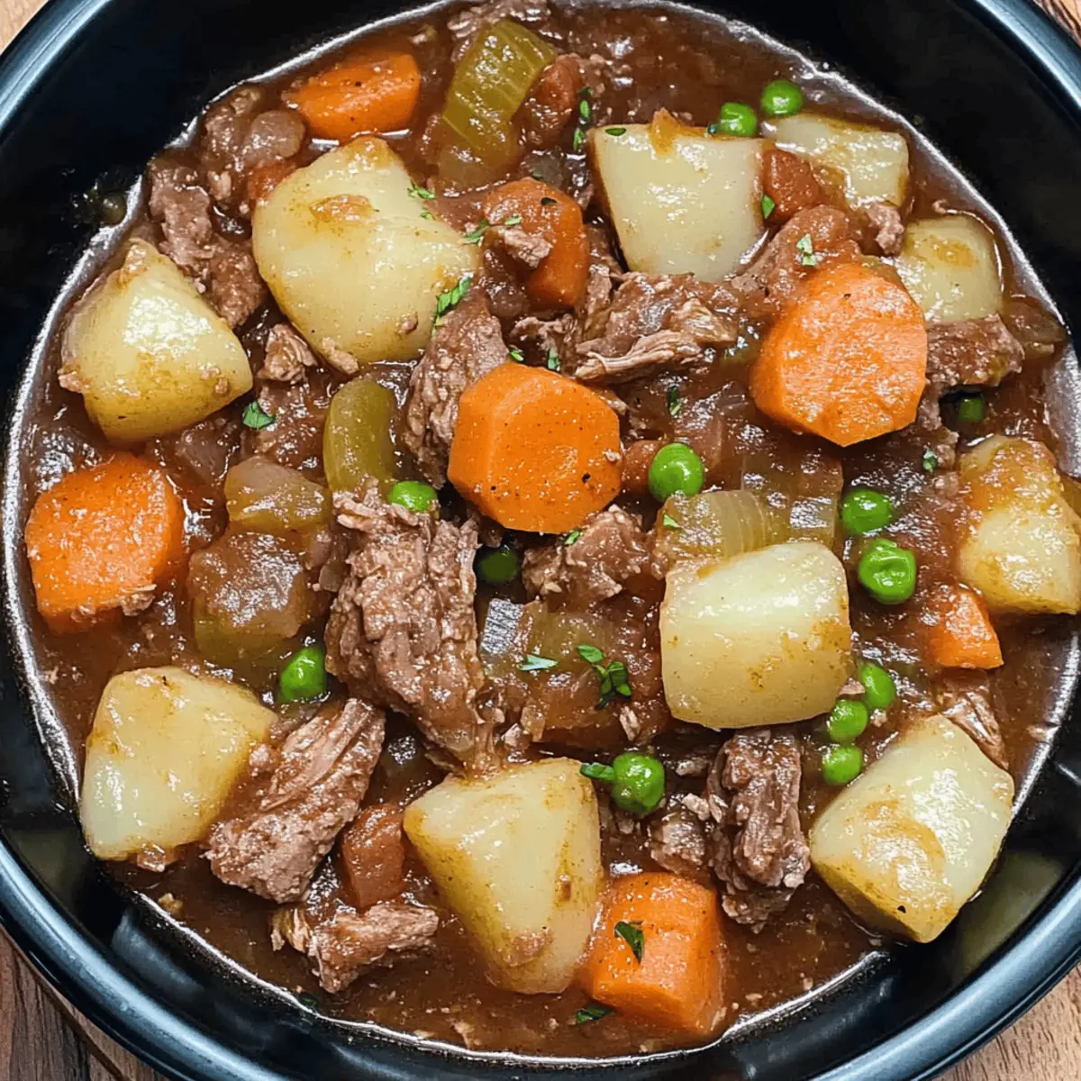 Comforting Crockpot Beef Stew Recipe for Ultimate Cozy Dining