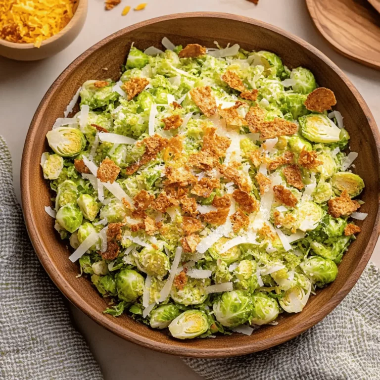 Brussel Sprout Caesar Salad