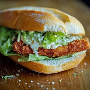 Crispy Chicken Caesar Sandwich