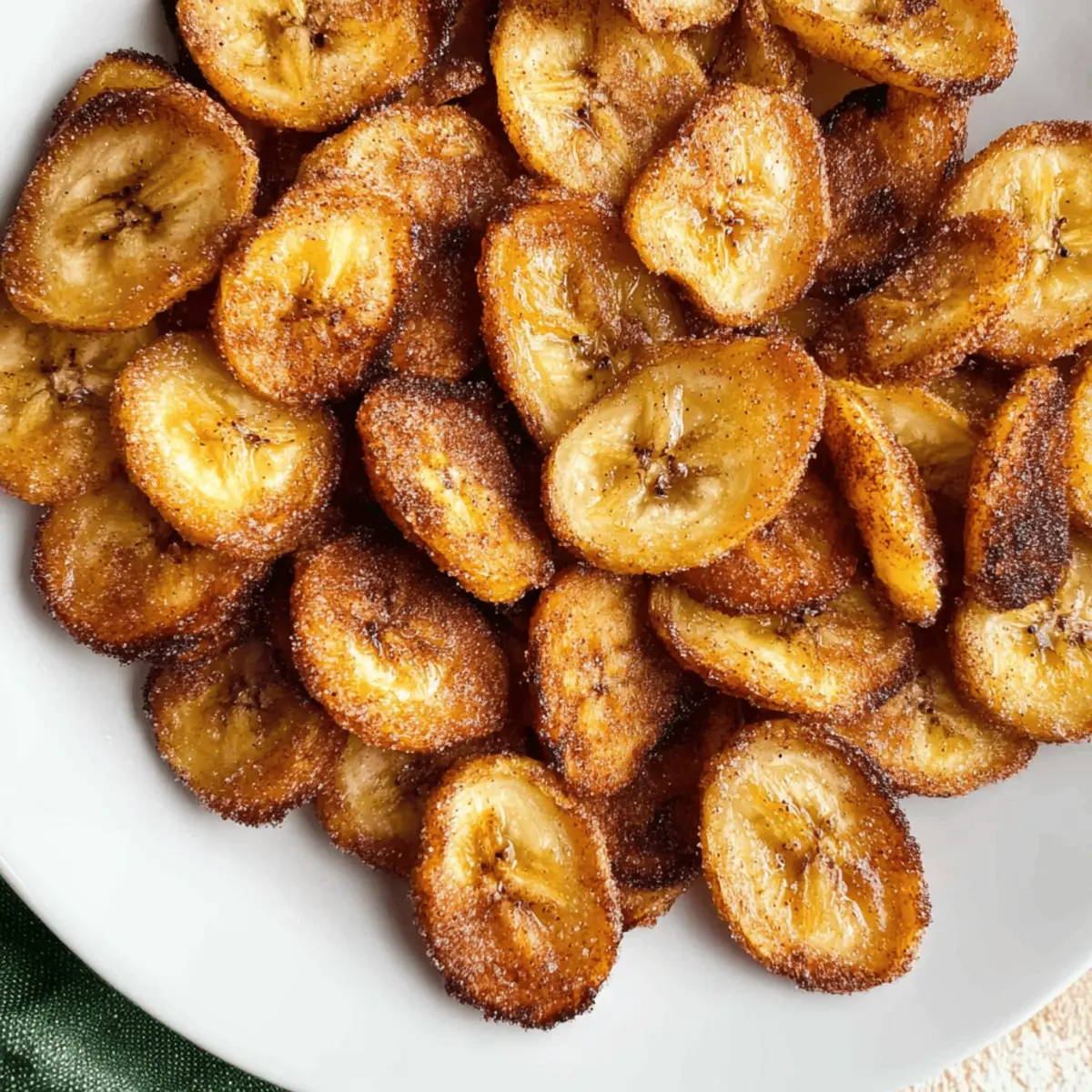 Cinnamon-Sugar Air Fryer Banana Chips Recipe in 30 Minutes
