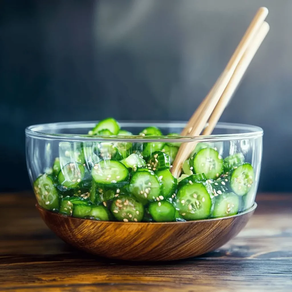 Asian Sesame Cucumber Salad