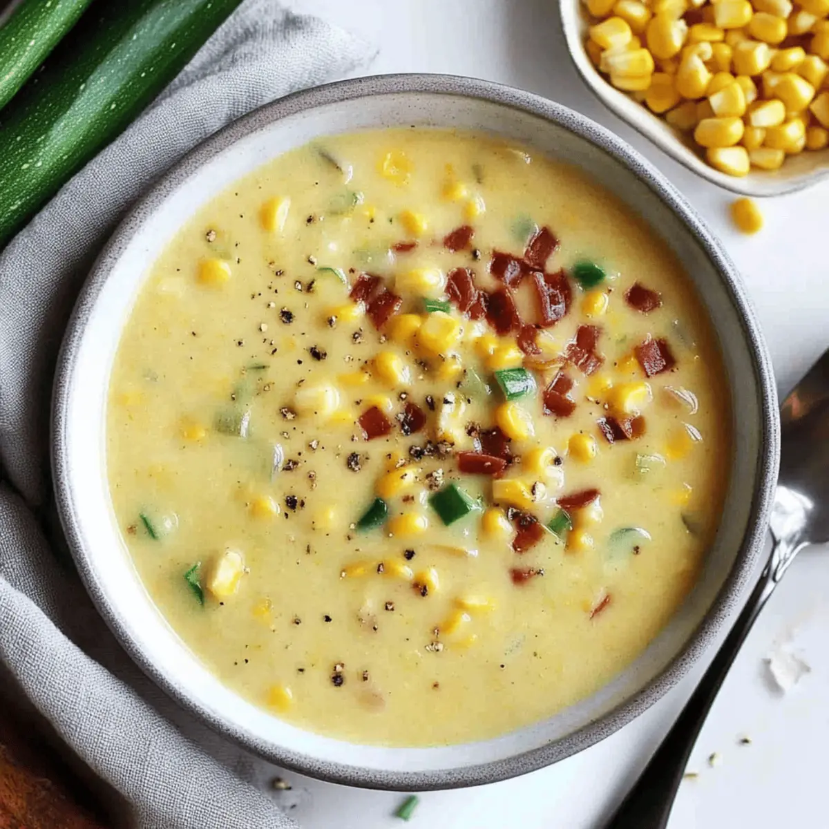 Creamy Zucchini Corn Chowder Recipe for a Cozy Meal