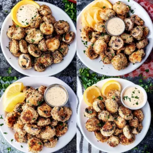 Air Fryer Ranch Mushrooms