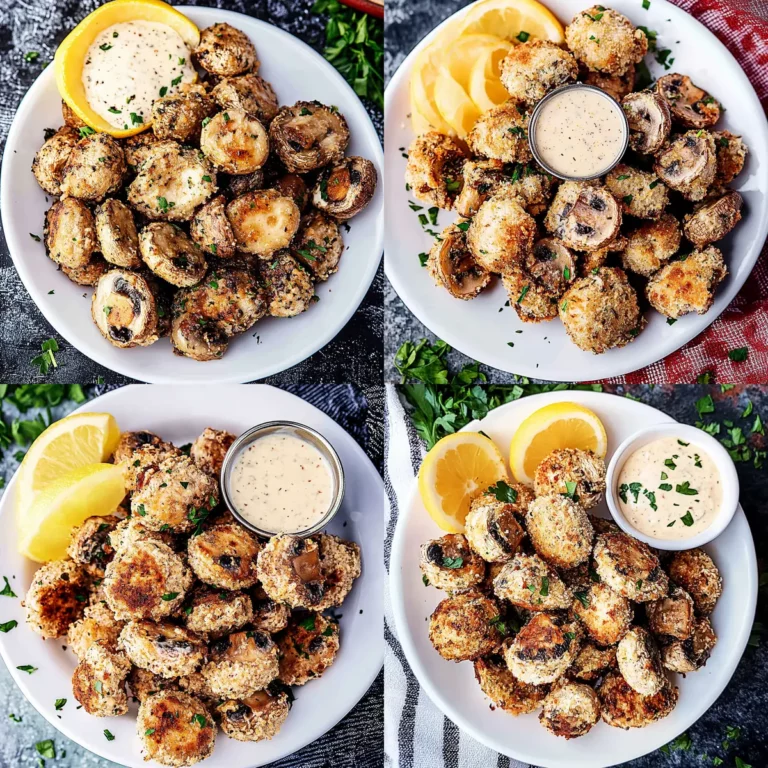 Air Fryer Ranch Mushrooms
