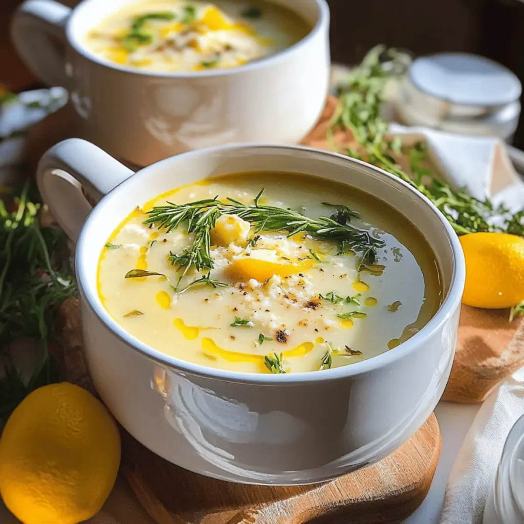 Avgolemono Soup: Greek Healing Soup