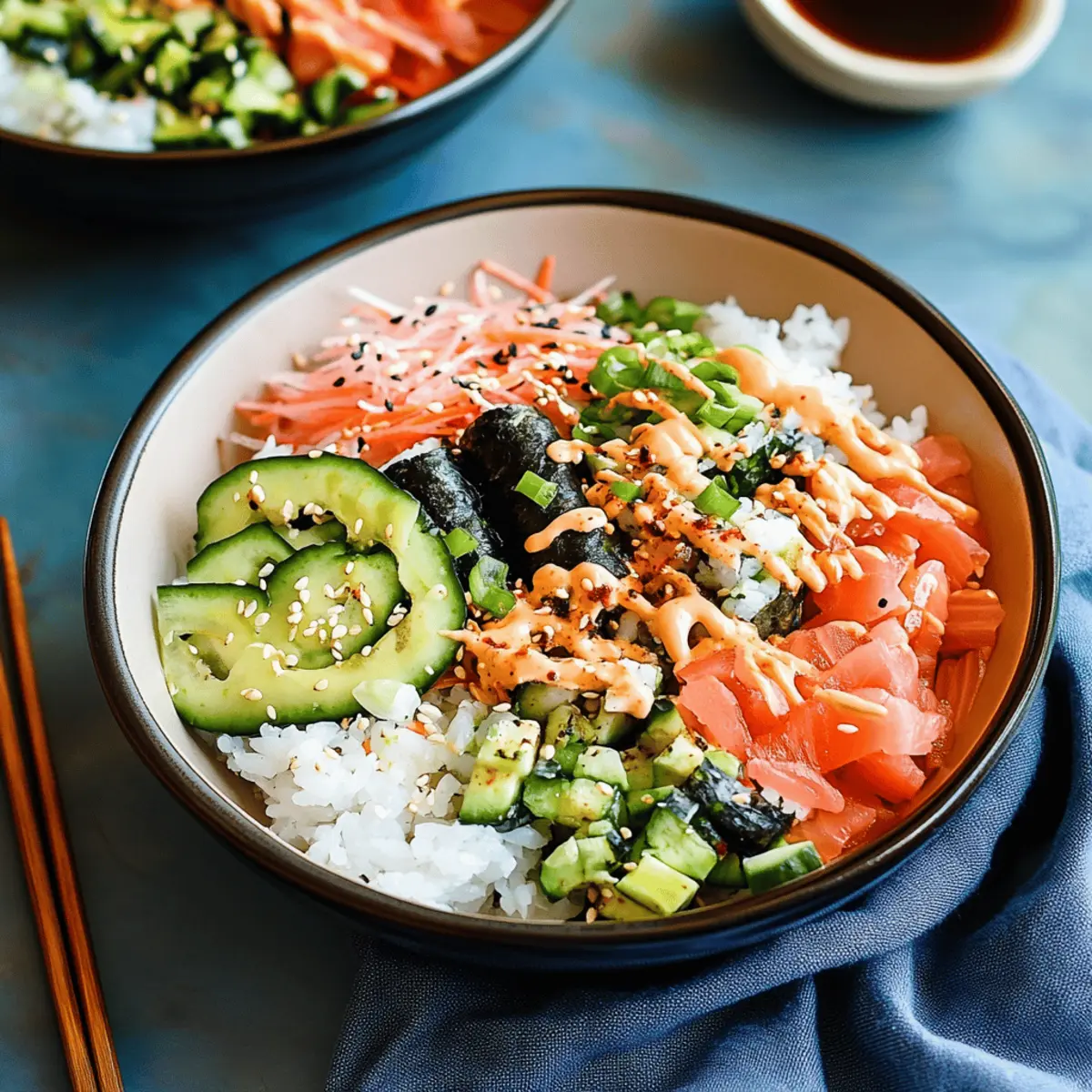 California Roll Sushi Bowls