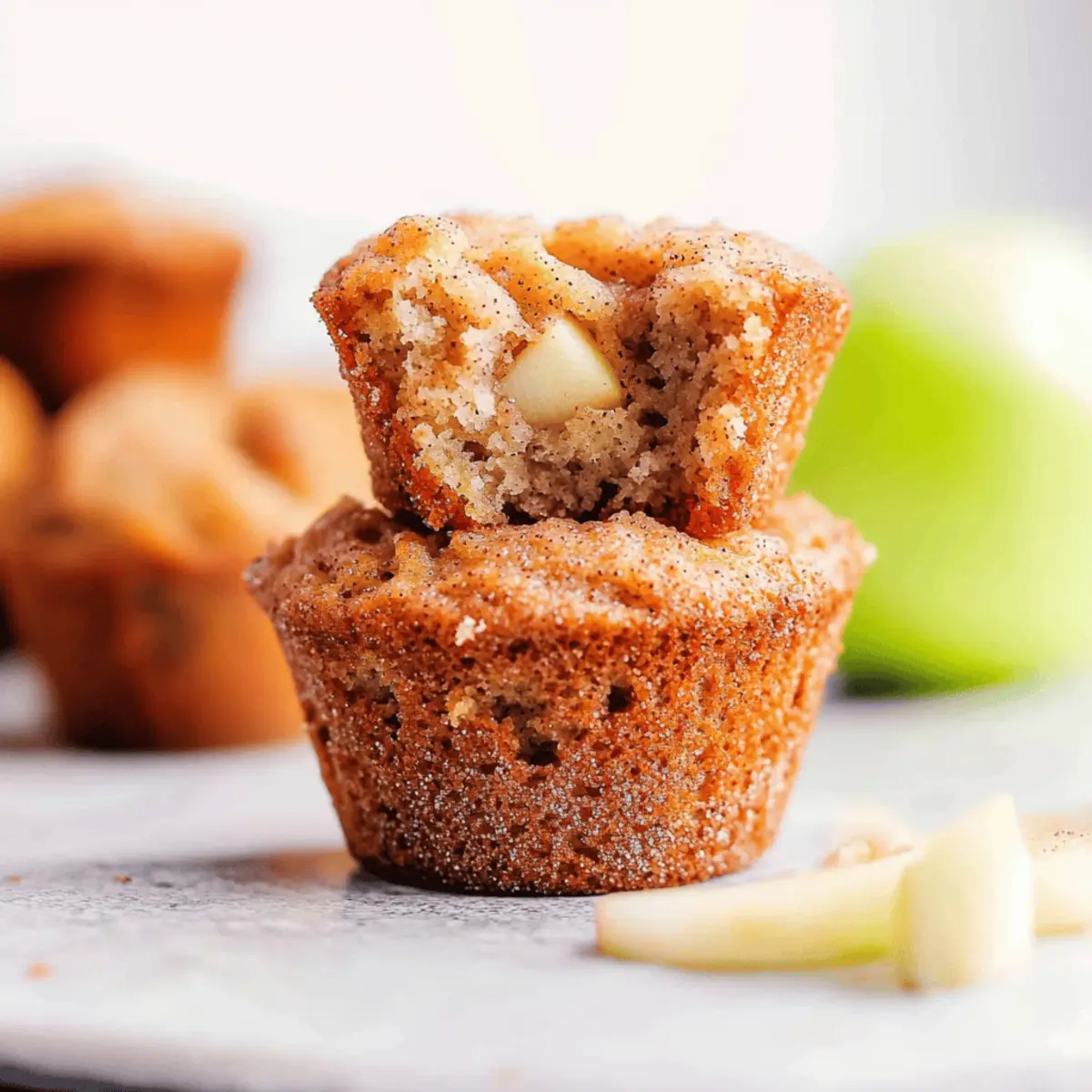 Deliciously Healthy Apple Cinnamon Greek Yogurt Muffins Recipe