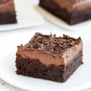Chocolate Mousse Brownies