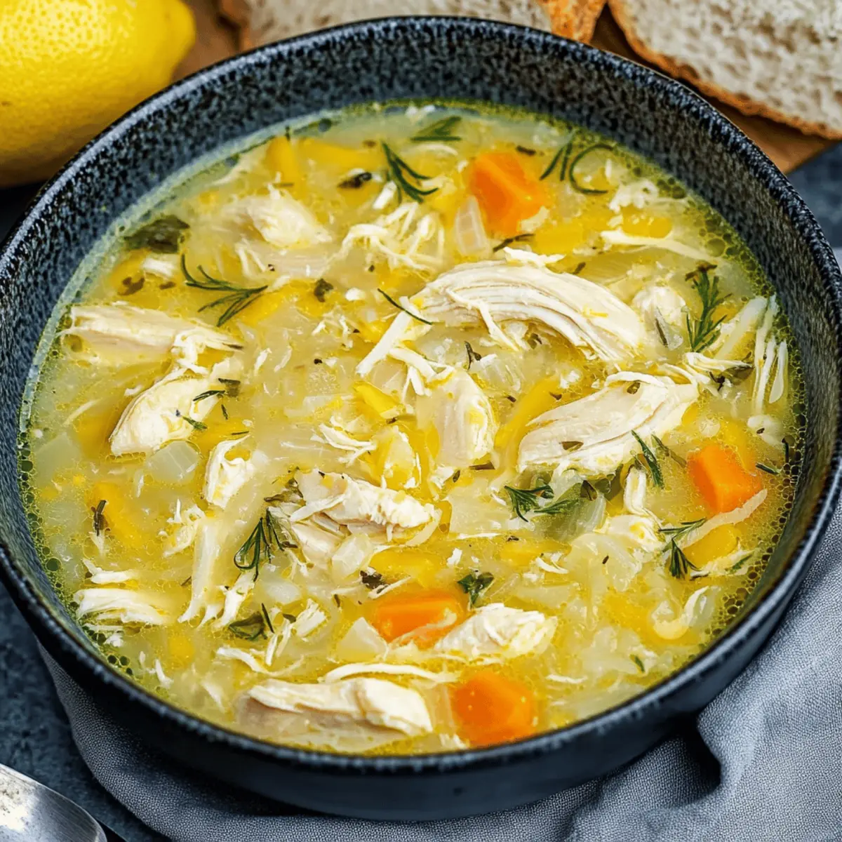 Delicious Greek Lemon Chicken Soup Recipe - Avgolemono Made Easy