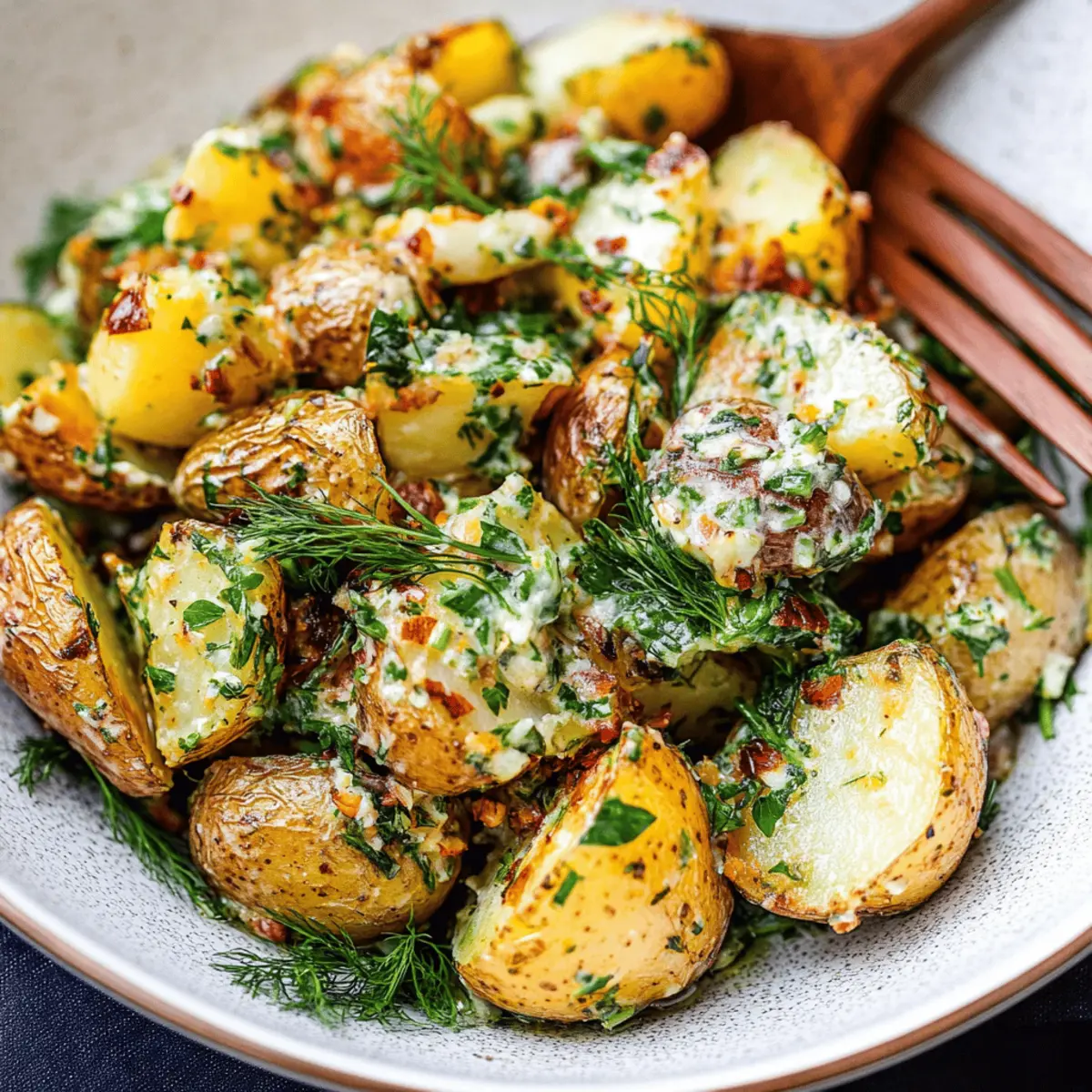 Herbed Roasted Potato Salad Recipe for a Flavorful Side Dish